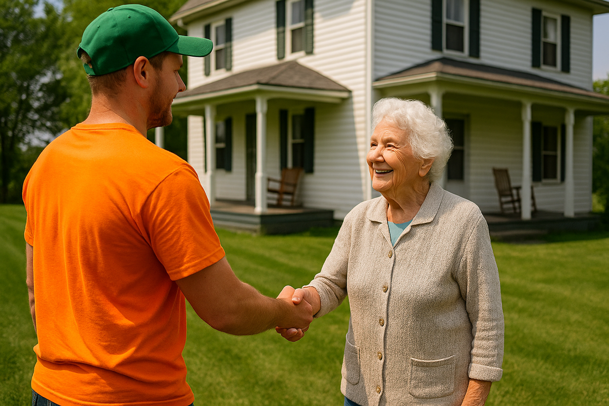 Customer handshake